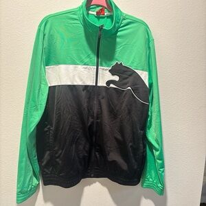 Puma Green and Black Jacket
